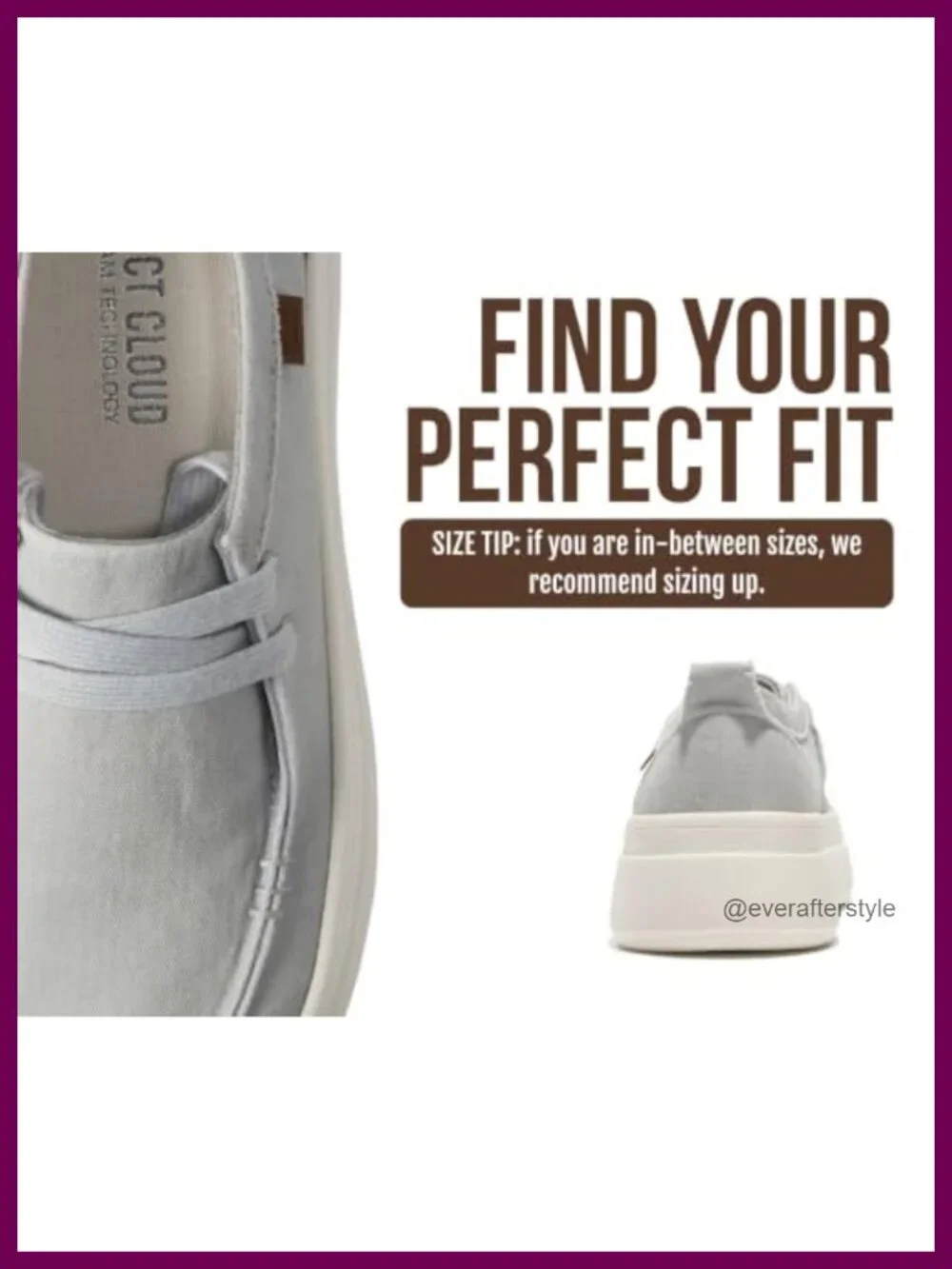 Canvas Platform Loafers Women Slip-On Sneakers SmartFoam Insole 1.89